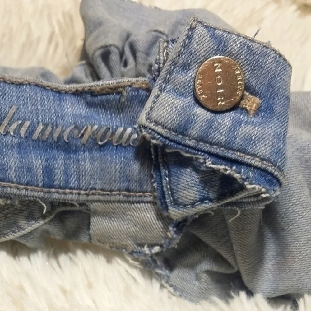 TASTY RAW EDGE DENIM HEADBANZ- 